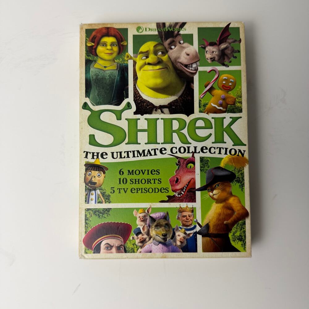 Shrek The Ultimate Collection DVD 6 Movies + Shorts DreamWorks Set